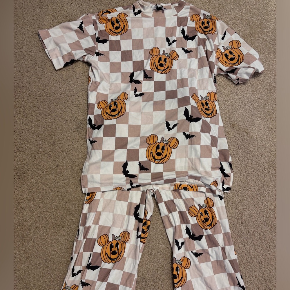 Checkered Mickey Halloween set